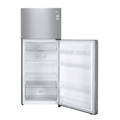 LG 380 Litres 2 Star Frost Free Double Door Refrigerator with Smart Diagnosis (GL-N412SDSY, Dazzle Steel)