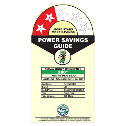 LG 380 Litres 2 Star Frost Free Double Door Refrigerator with Smart Diagnosis (GL-N412SDSY, Dazzle Steel)