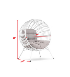 Guzman Single Seater Swing Basket For Balcony & Garden