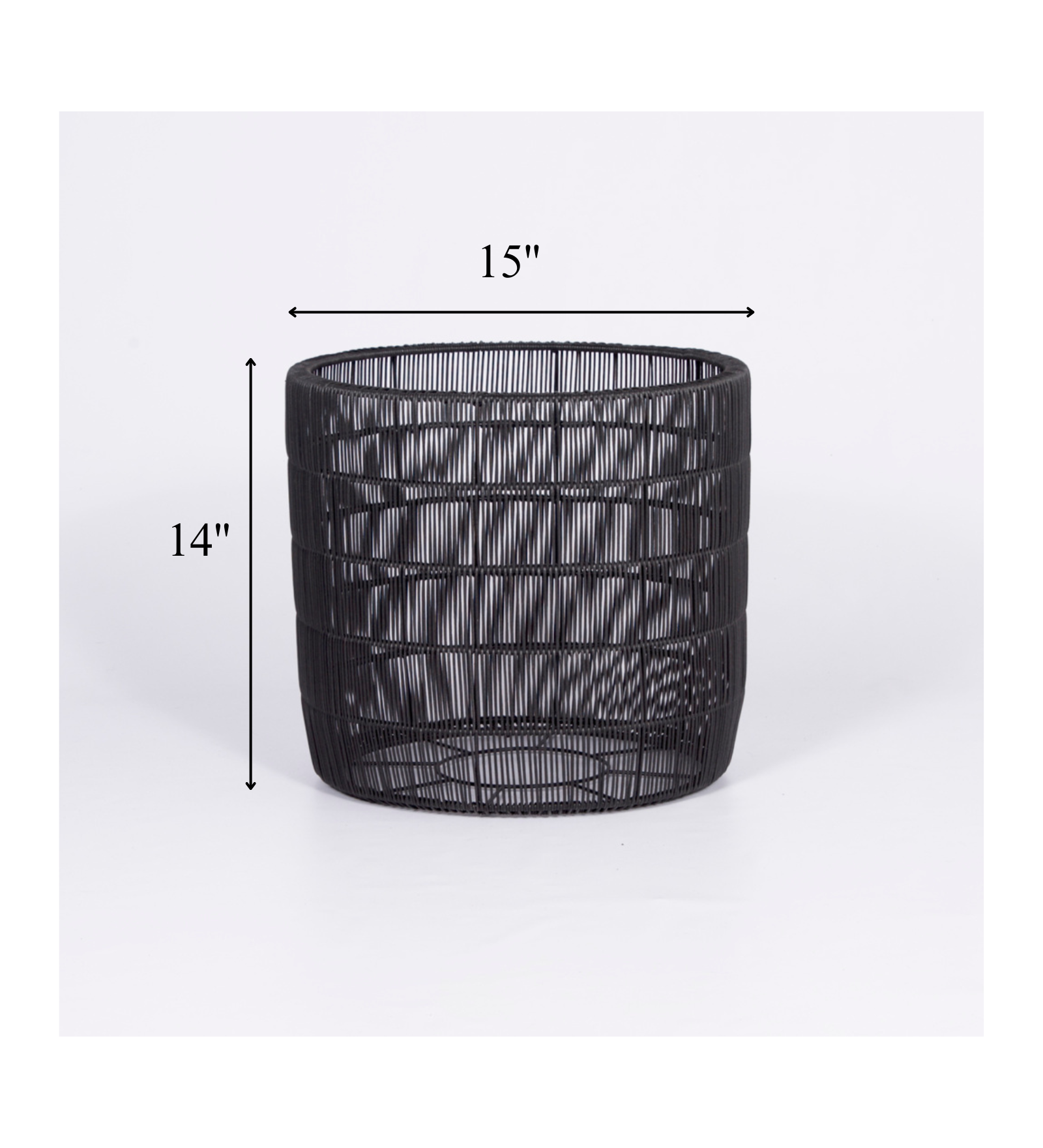 Félix Outdoor Wicker Planters For Garden, Balcony