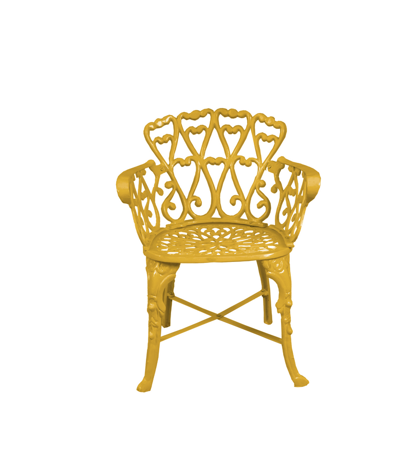 Poli Cast Aluminium Garden Patio Single Seater Chair