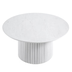 Wynmist Round Solidwood Pedestal Coffee Table