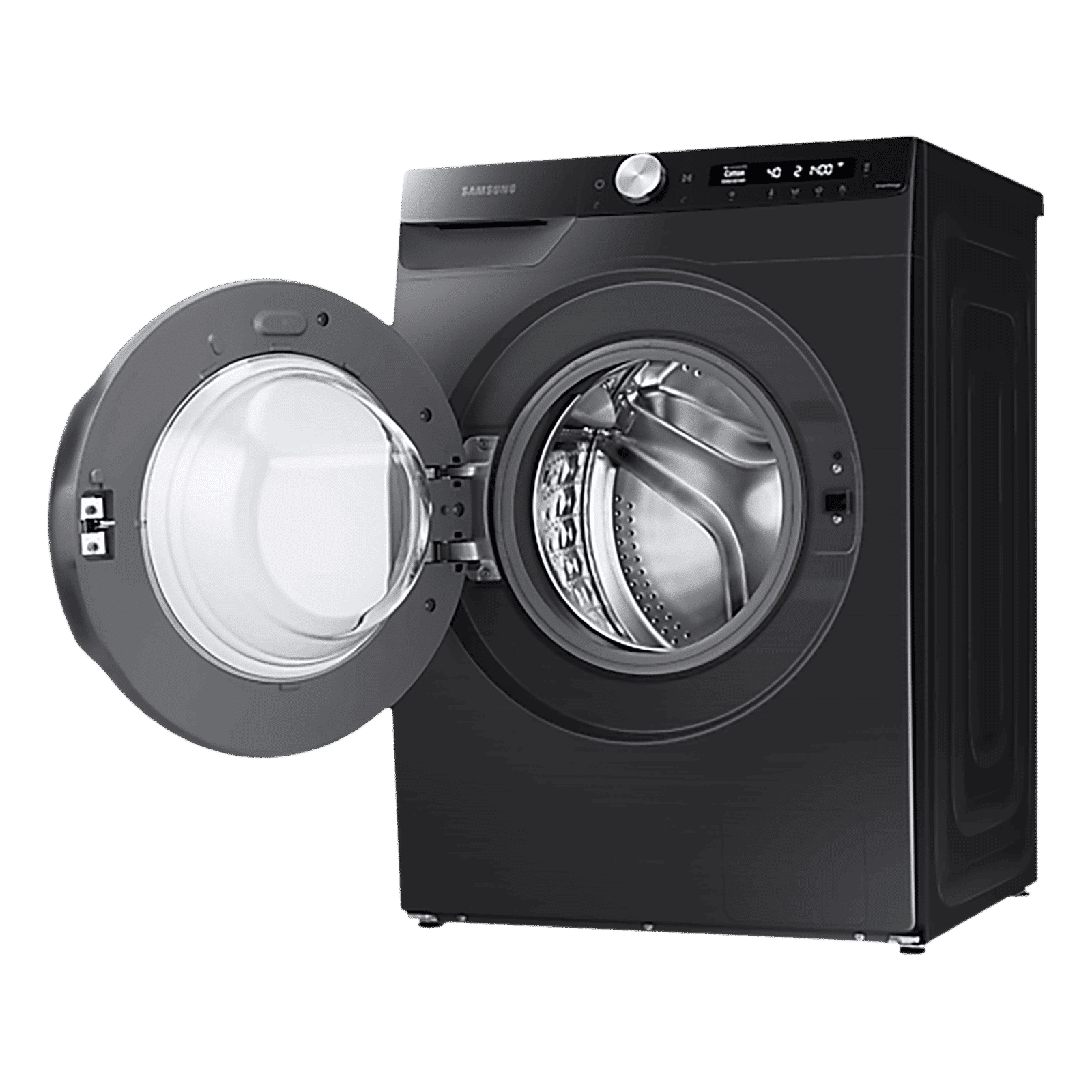 SAMSUNG 8 kg 5 Star Inverter Fully Automatic Front Load Washing Machine (WW80T504DAB1TL, AI Control Display, Black Caviar)