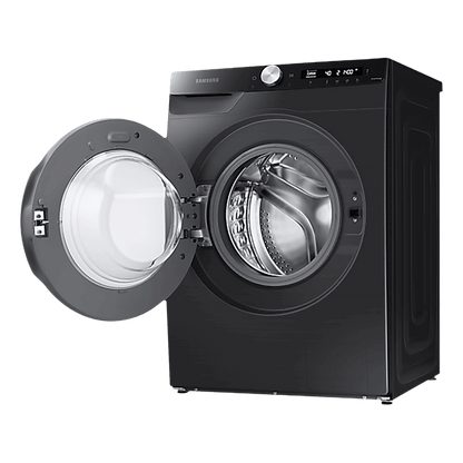 SAMSUNG 8 kg 5 Star Inverter Fully Automatic Front Load Washing Machine (WW80T504DAB1TL, AI Control Display, Black Caviar)