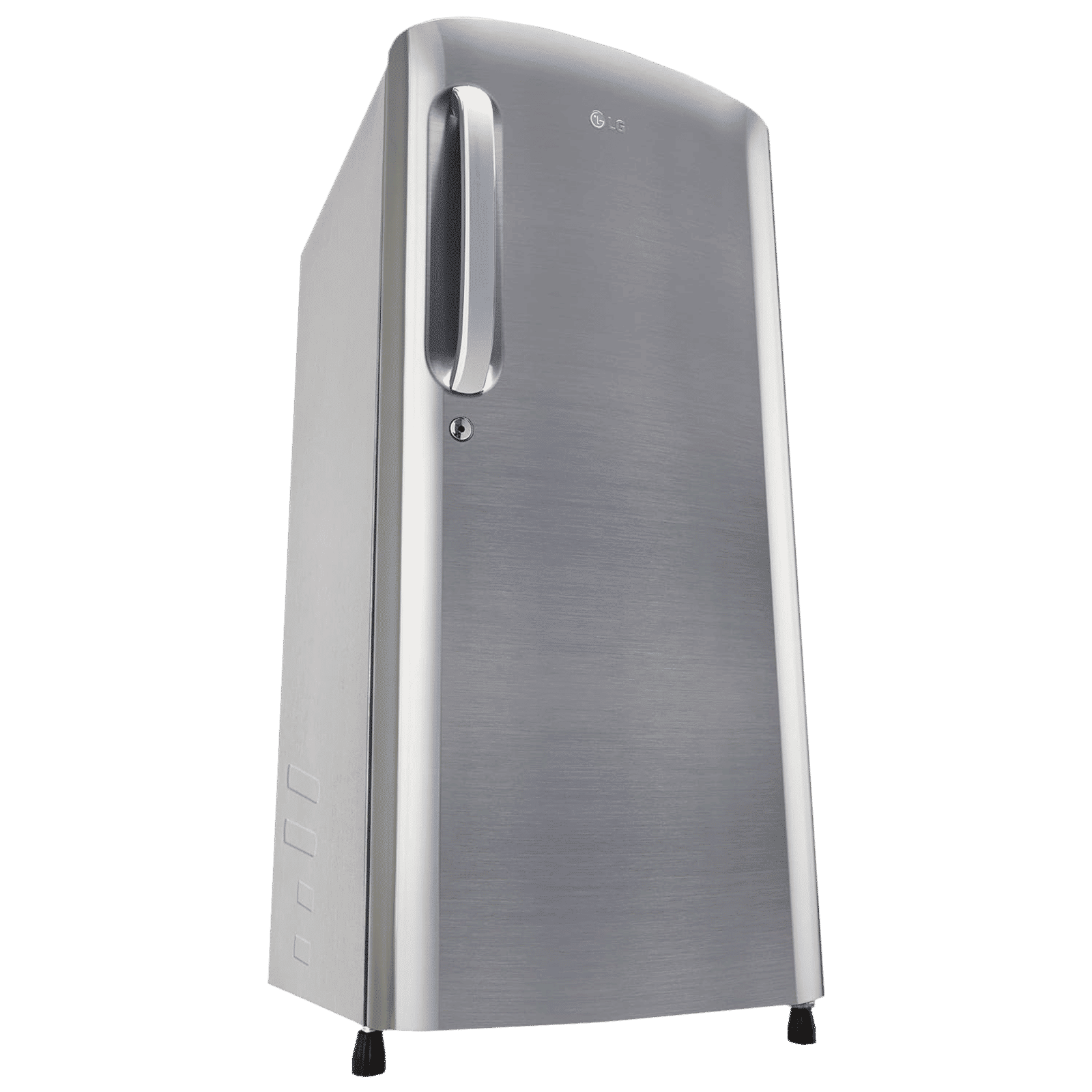 LG 185 Litres 3 Star Direct Cool Single Door Refrigerator with Stabilizer Free Operation (GL-B201APZD, Shiny Steel)