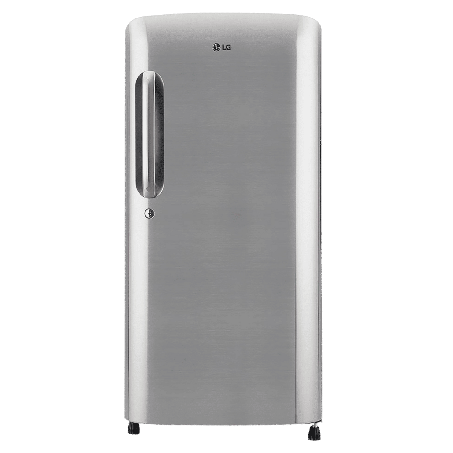 LG 185 Litres 3 Star Direct Cool Single Door Refrigerator with Stabilizer Free Operation (GL-B201APZD, Shiny Steel)