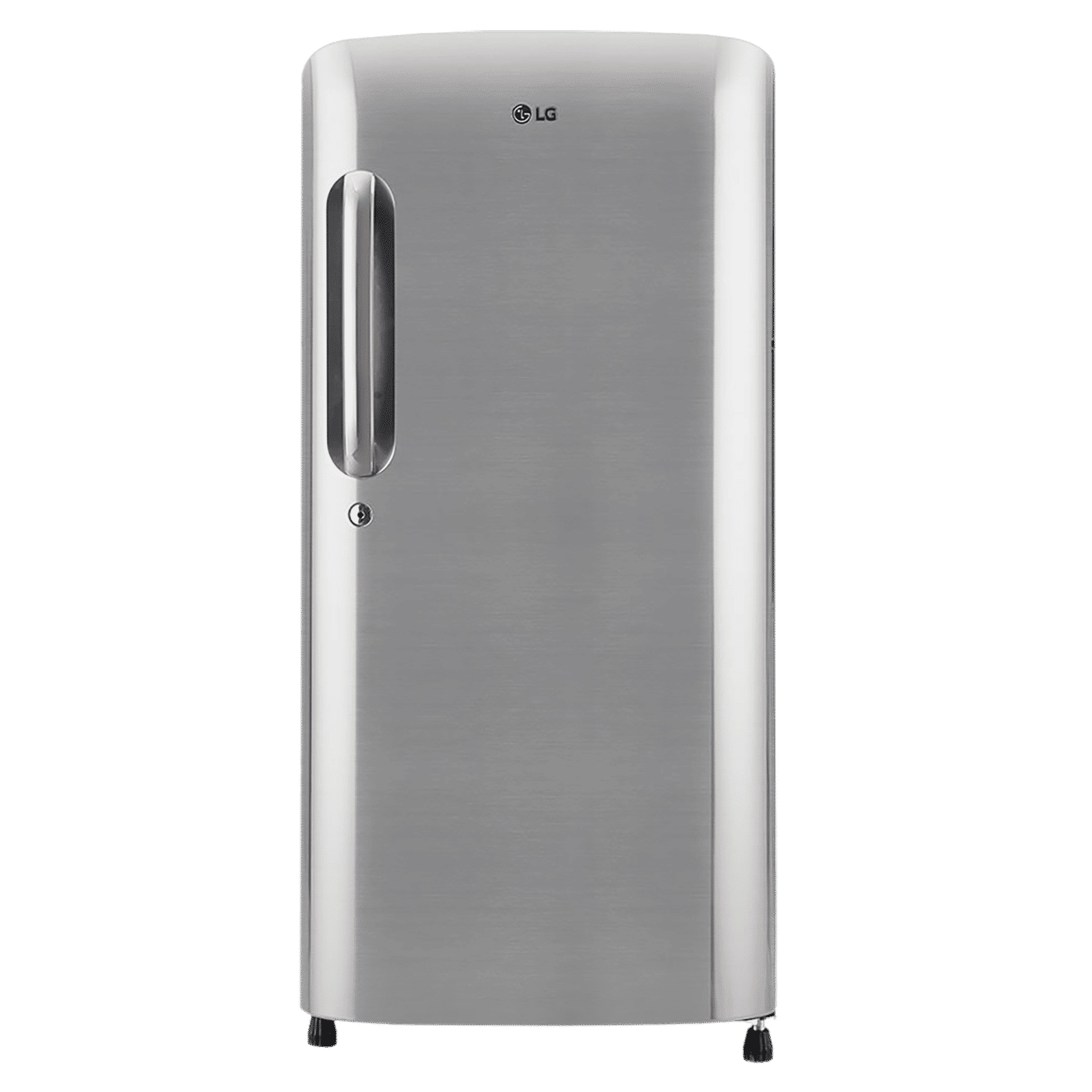 LG 185 Litres 3 Star Direct Cool Single Door Refrigerator with Stabilizer Free Operation (GL-B201APZD, Shiny Steel)