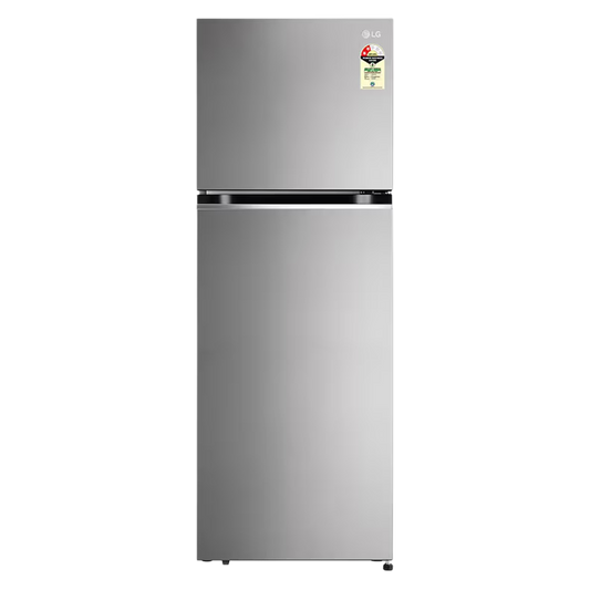 LG 322 Litres 2 Star Frost Free Double Door Convertible Refrigerator with Multi Air Flow System (GL-S342SPZY, Shiny Steel)