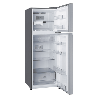 LG 322 Litres 2 Star Frost Free Double Door Convertible Refrigerator with Multi Air Flow System (GL-S342SPZY, Shiny Steel)