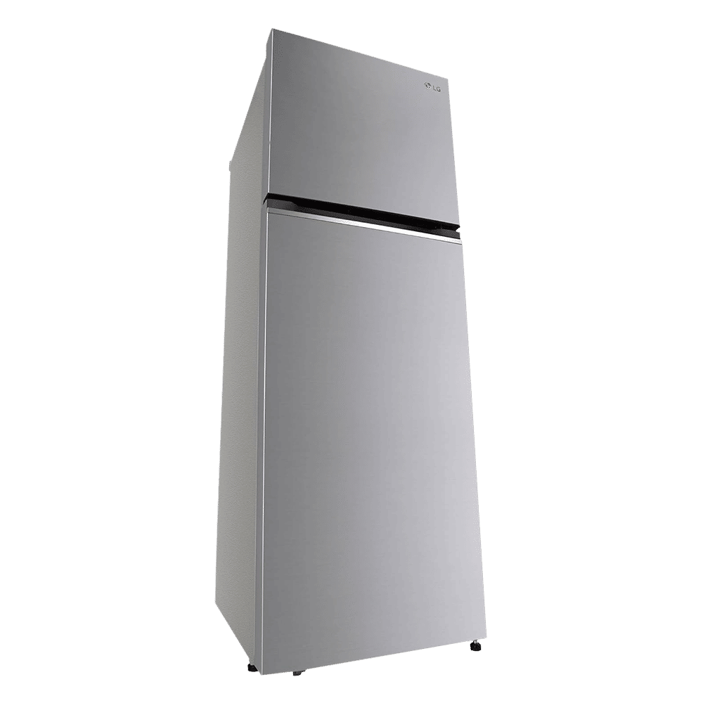 LG 322 Litres 2 Star Frost Free Double Door Convertible Refrigerator with Multi Air Flow System (GL-S342SPZY, Shiny Steel)