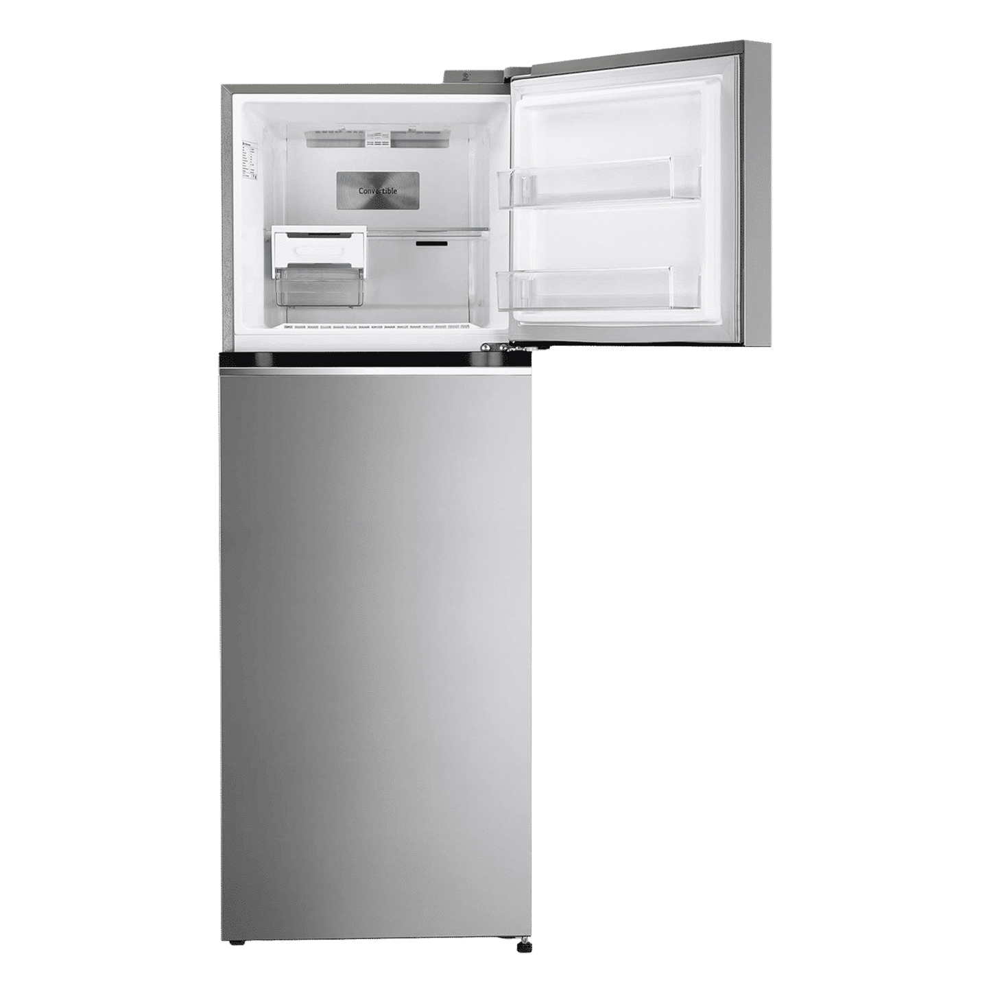 LG 322 Litres 2 Star Frost Free Double Door Convertible Refrigerator with Multi Air Flow System (GL-S342SPZY, Shiny Steel)