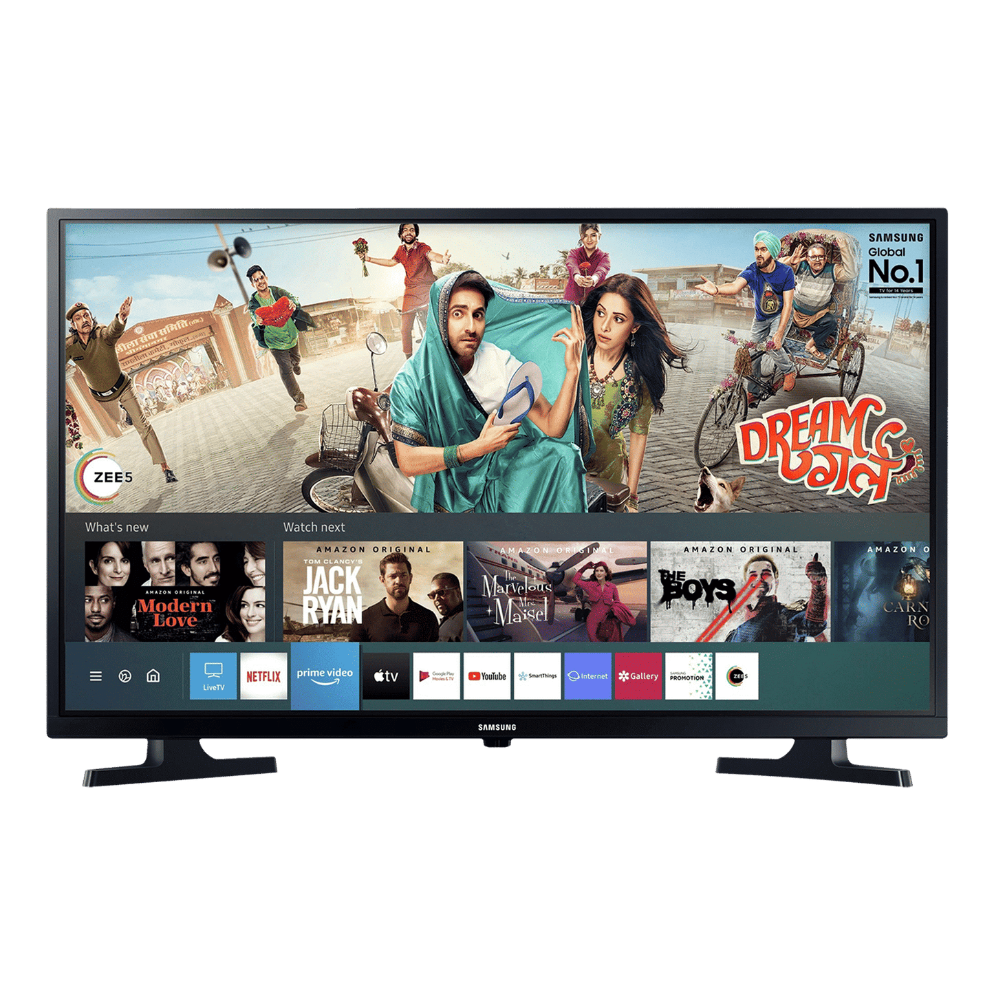 SAMSUNG Series 4 80 cm (32 inch) HD Ready LED Smart Tizen TV with Hyper Real Picture Engine (2020 Model)