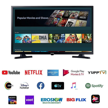 SAMSUNG Series 4 80 cm (32 inch) HD Ready LED Smart Tizen TV with Hyper Real Picture Engine (2020 Model)