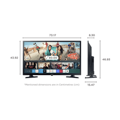 SAMSUNG Series 4 80 cm (32 inch) HD Ready LED Smart Tizen TV with Hyper Real Picture Engine (2020 Model)