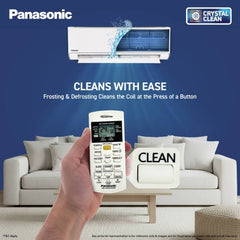 Panasonic 1.5 Ton 5 Star Inverter Split AC | Copper Condenser | 8-in-1 Convertible | PM 0.1 Filter | 4-Way Swing (CSEU18CKY5XF, 2026 Model)
