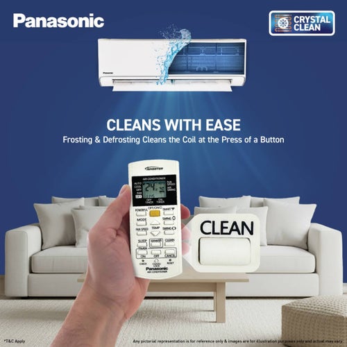 Panasonic 1.5 Ton 5 Star Inverter Split AC | Copper Condenser | 8-in-1 Convertible | PM 0.1 Filter | 4-Way Swing (CSEU18CKY5XF, 2026 Model)