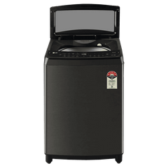 LG 10 kg 5 Star Inverter Fully Automatic Top Load Washing Machine (THD10SWP.APBQEIL, In-Built Heater, Platinum Black)