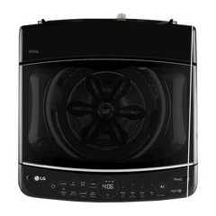 LG 10 kg 5 Star Inverter Fully Automatic Top Load Washing Machine (THD10SWP.APBQEIL, In-Built Heater, Platinum Black)