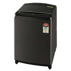 LG 10 kg 5 Star Inverter Fully Automatic Top Load Washing Machine (THD10SWP.APBQEIL, In-Built Heater, Platinum Black)