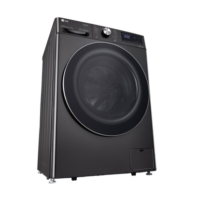 LG 11 kg 5 Star Inverter Fully Automatic Front Load Washing Machine (FHP1411Z9B.ABLQEIL, Steam Wash Technology, Black)