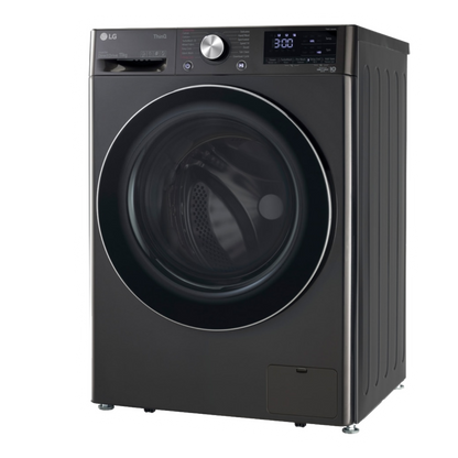 LG 11 kg 5 Star Inverter Fully Automatic Front Load Washing Machine (FHP1411Z9B.ABLQEIL, Steam Wash Technology, Black)