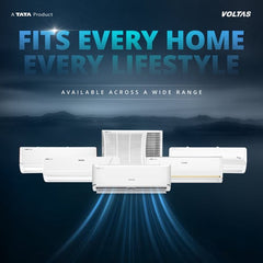 Voltas 1 Ton 3 Star Inverter Split AC | Copper | 4-in-1 Adjustable Mode | Anti-Dust Filter | Turbo Cooling | High Ambient Cooling (123INVVECTRAELEGANT1TSPL, 2026 Model)