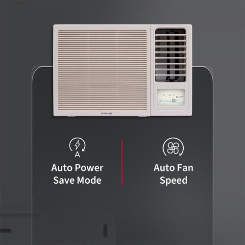 Hitachi 1.5 Ton 3 Star Inverter Window AC (RAW318HIDO, 2026 Model)