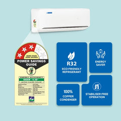Bluestar 1.5 Ton 3 Star Inverter Split AC | Copper Condenser | 5-in-1 Convertible | Turbo Cool | Anti-Microbial & HEPA Filter (IA318NXUS, 2026 Model)