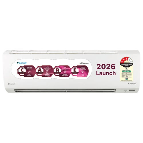 Daikin 1 Ton 3 Star Inverter Split AC | 100% Copper Condenser | Coanda Airflow | Triple Display | Power Chill Operation (ATKL35XV, 2026 Model - New BEE Rating) White