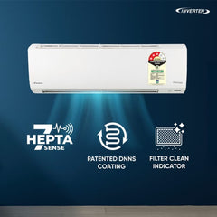 Daikin 1 Ton 3 Star Inverter Split AC | 100% Copper Condenser | Coanda Airflow | Triple Display | Power Chill Operation (ATKL35XV, 2026 Model - New BEE Rating) White