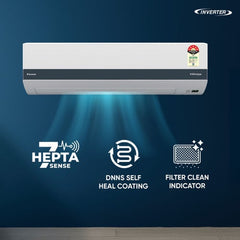 Daikin 1 Ton 5 Star Inverter Split AC | Copper Condenser | Dew Clean Technology | Coanda Airflow | Triple Display | Power Chill Operation (ATKM35XV16, 2026 Model)