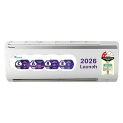 Daikin 1 Ton 2 Star Fixed Speed Split AC | 100% Copper Condenser | PM 2.5 Filter | Power Chill Operation | Coanda Airflow | Econo Mode (FTQ35XV, 2026 Model - New BEE Rating) White