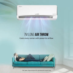 Lloyd 1 Ton 3 Star Inverter Split AC | 6-in-1 Convertible | Smart 4-Way Swing | Wi-Fi Ready | Clean Air Filter | Turbo Cool (GLS12I3ASJSR, 2026 Model)