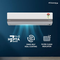 Daikin 1.5 Ton 5 Star Inverter Split AC | Copper Condenser | Dew Clean Technology | Coanda Airflow | Triple Display | Power Chill Operation (FTKM50XV16, 2026 Model)