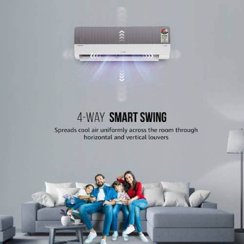 Lloyd 1.5 Ton 3 Star Inverter Split AC | 6-in-1 Convertible | Smart 4-Way Swing | Wi-Fi Ready | Turbo Cool (GLS18I3ASNMW, 2026 Model)