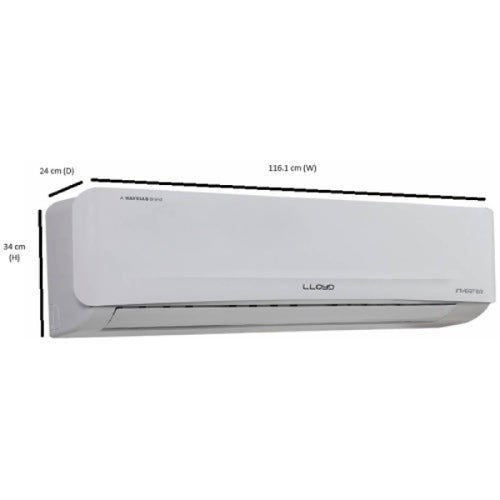 Lloyd 2 Ton 3 Star Inverter Split AC | Copper Condenser | 5-in-1 Convertible | Smart 4-Way Swing | Turbo Cool | Clean Air Filter (GLS24I3GGCSR, 2026 Model)