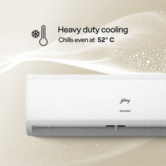 Godrej 1.5 Ton 5 Star Inverter Split AC | Copper Condenser | i-Sense Technology | Silent Operation | Self Clean (HIC18J5TGWA, 2026 Model) White