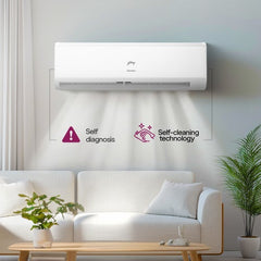 Godrej 1.5 Ton 5 Star Inverter Split AC | Copper Condenser | i-Sense Technology | Silent Operation | Self Clean (HIC18J5TGWA, 2026 Model) White