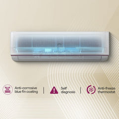 Godrej 1.5 Ton 3 Star Inverter Split AC | Wi-Fi Smart Control | 4-Way Swing | Copper Condenser | i-Sense Technology | Self Clean (HIC18Z3TGVAIOT4, 2026 Model) White