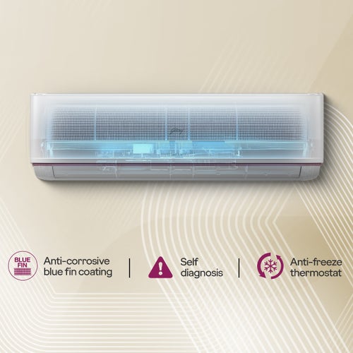 Godrej 1.5 Ton 3 Star Inverter Split AC | Wi-Fi Smart Control | 4-Way Swing | Copper Condenser | i-Sense Technology | Self Clean (HIC18Z3TGVAIOT4, 2026 Model) White