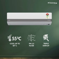 Daikin 1 Ton 5 Star Inverter Split AC | Copper Condenser | PM 2.5 Filter | Dew Clean Technology | Coanda Airflow (FTKM35XV16, 2026 Model)