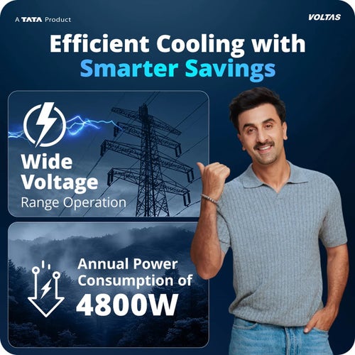 Voltas 1.5 Ton 2 Star Window AC | Copper Condenser | Anti-Dust Filter | Turbo Cooling | High Ambient Cooling (182FSELITE15TW, 2026 Model)