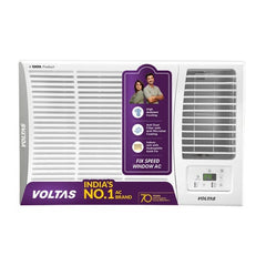 Voltas 1.5 Ton 2 Star Window AC | Copper Condenser | Anti-Dust Filter | Turbo Cooling | High Ambient Cooling (182FSELITE15TW, 2026 Model)