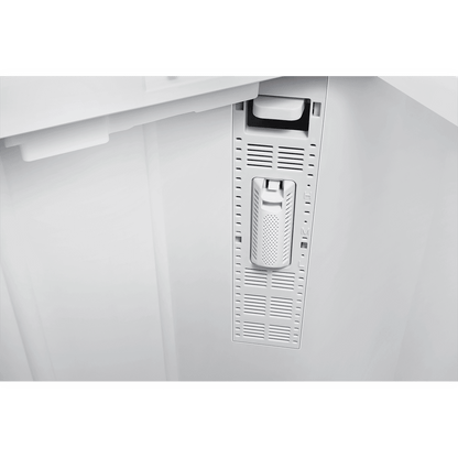 SAMSUNG 6.5 kg 5 Star Semi Automatic Washing Machine with Air Turbo Drying (WT65R2200LL/TL, Light Gray & Blue Base)