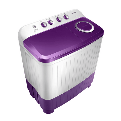 SAMSUNG 7 kg 5 Star Semi Automatic Washing Machine with Double Strong Pulsator (WT70M3000UU/TL, Light Gray & Voilet)