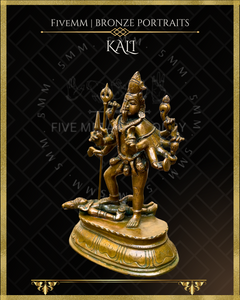 Kali Panchaloha Bronze Icon - 6"