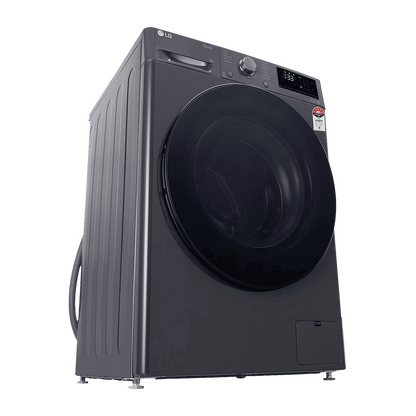 LG 9kg 5 Star Fully Automatic Front Load Washing Machine (FHV1409Z4M.ABMQEIL, LG ThinQ with Wi-Fi, Middle Black)