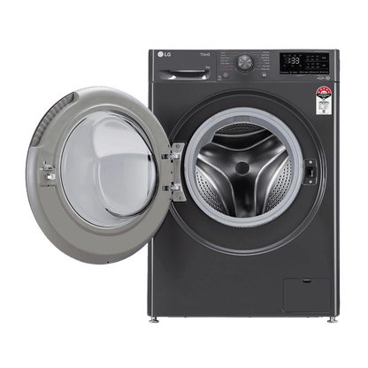 LG 9kg 5 Star Fully Automatic Front Load Washing Machine (FHV1409Z4M.ABMQEIL, LG ThinQ with Wi-Fi, Middle Black)