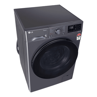 LG 9kg 5 Star Fully Automatic Front Load Washing Machine (FHV1409Z4M.ABMQEIL, LG ThinQ with Wi-Fi, Middle Black)