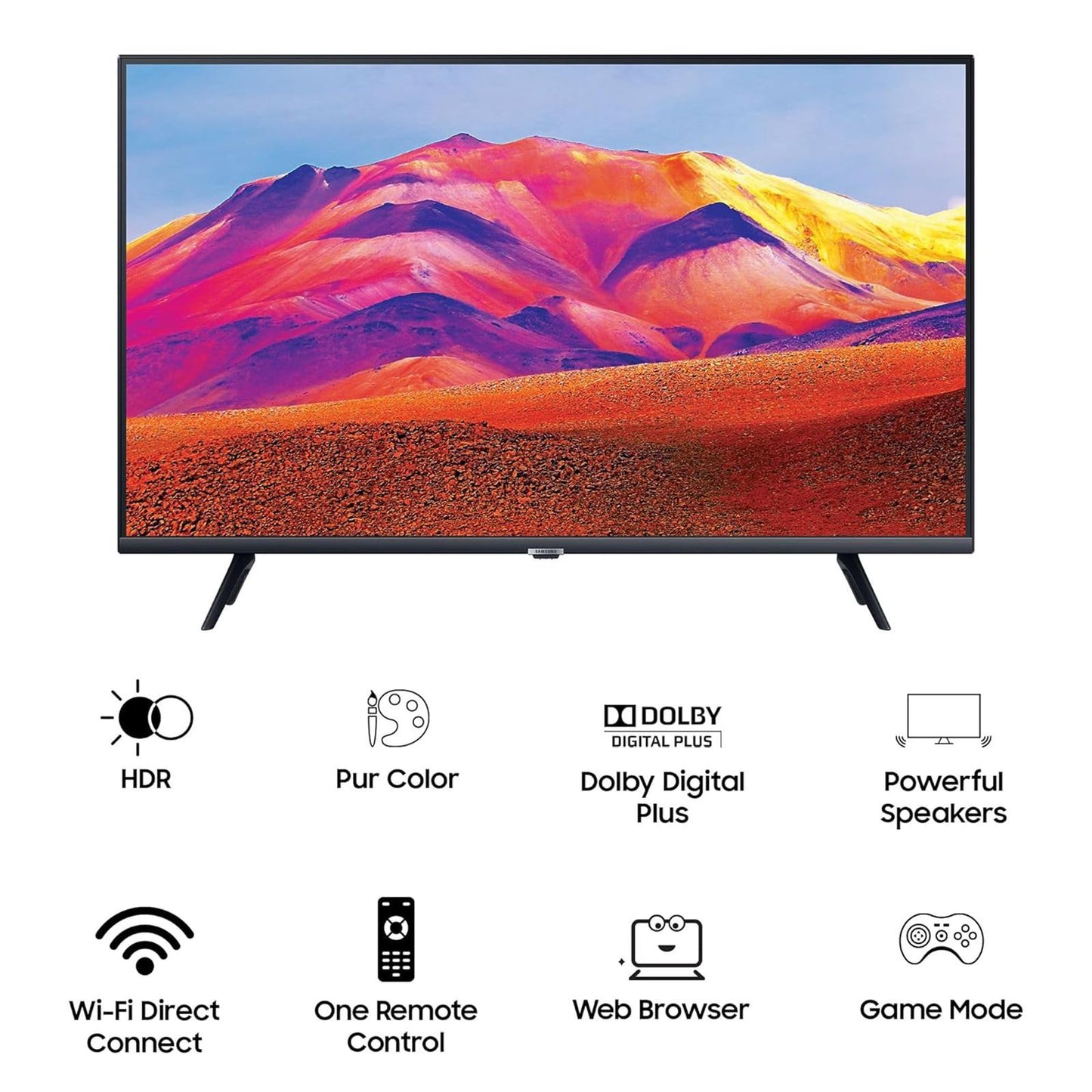 SAMSUNG Series 5 108 cm (43 inch) Full HD LED Tizen TV with Hyper Real Picture Processor (2022 model)